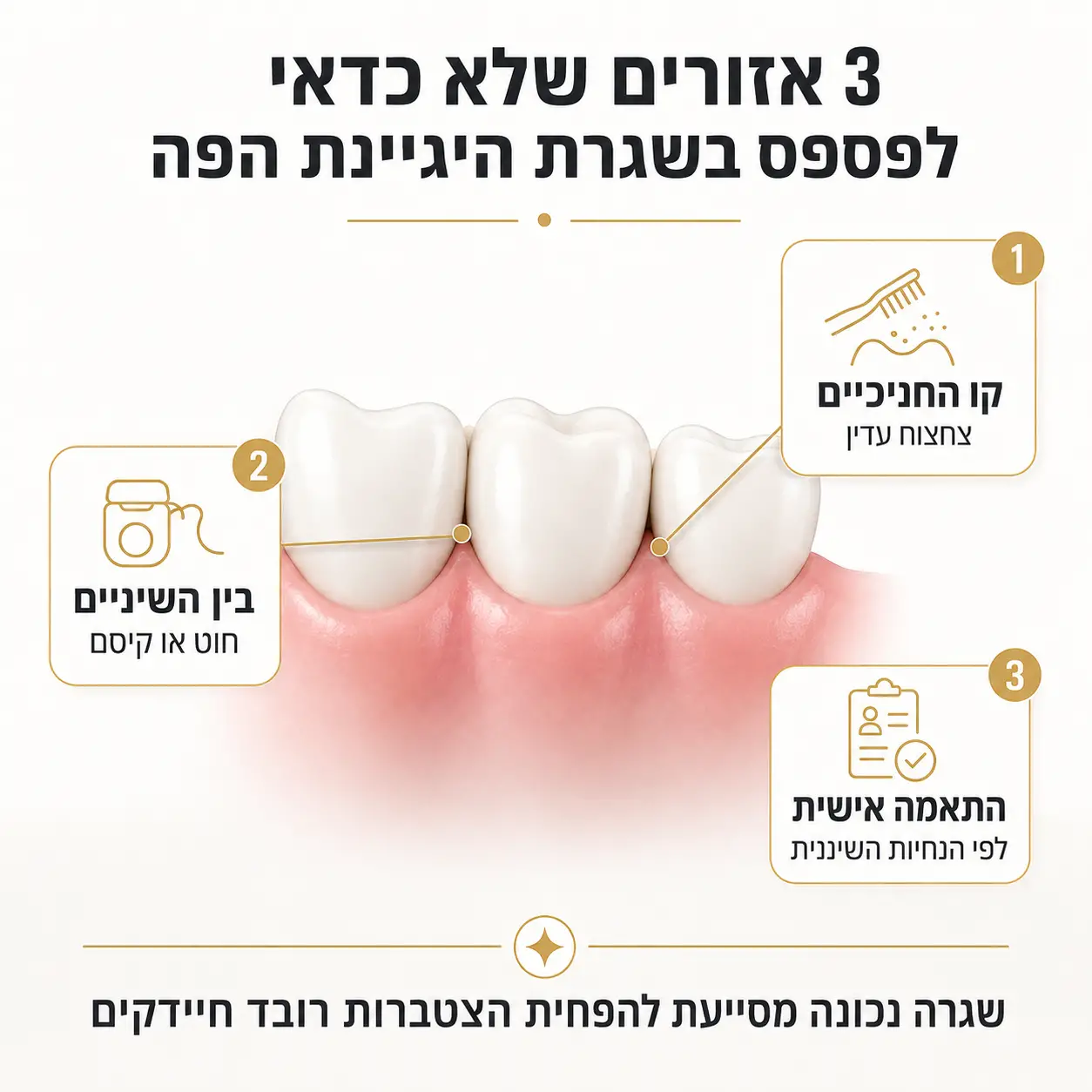 טיפול שיננית | אינפוגרפיקה